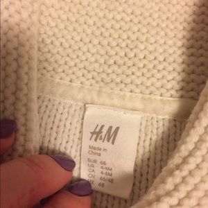 H&M cable knit sweater 6 months